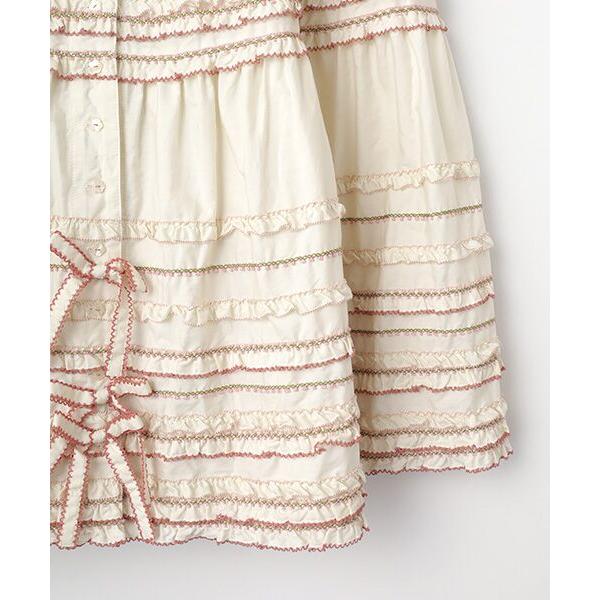 PINK HOUSE / ピンクハウス フローラルテープ使いスカート