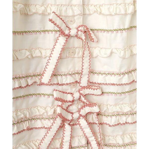 PINK HOUSE フローラルテープ使いスカート フローラルテープ使いスカート（スカート）｜PINK HOUSE（ピンク