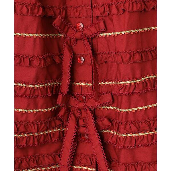 PINK HOUSE / ピンクハウス フローラルテープ使いスカート