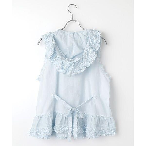 ピンクハウス　テディワッペン付きフードベスト　白 ピンクハウス テディワッペン付きフードベスト 白 - トップスブランド