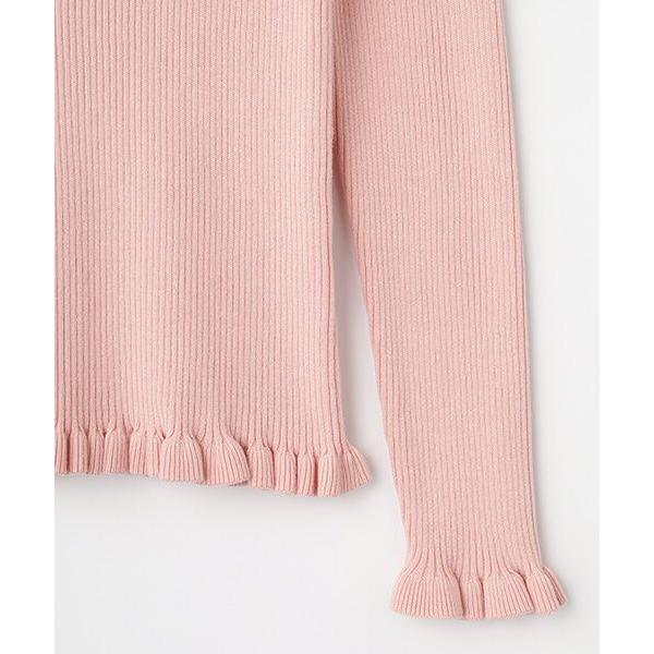 PINK HOUSE（ピンクハウス） モチーフ付きタートルリブニット
