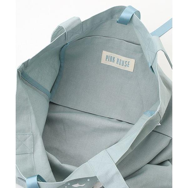 PINK HOUSE（ピンクハウス） さざ波とねこプリントバッグ : タカシマヤ