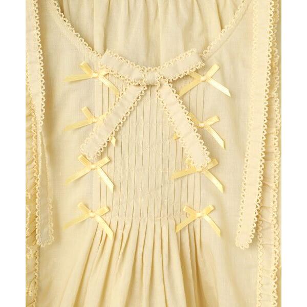 PINK HOUSE（ピンクハウス） フリル使いローンタブリエ : タカシマヤ