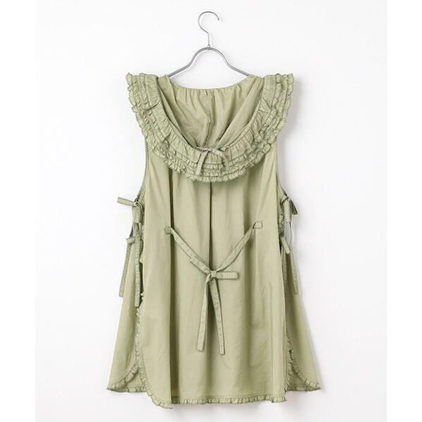 PINK HOUSE（ピンクハウス） フリル使いローンタブリエ : タカシマヤ