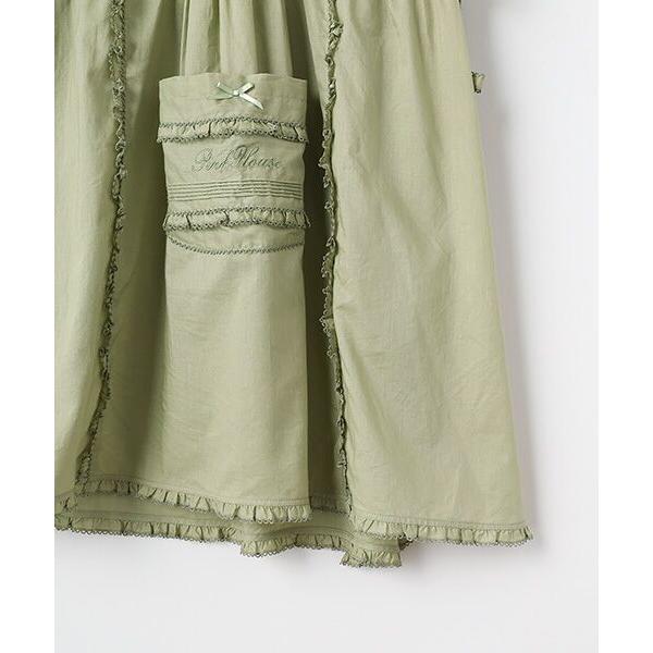 PINK HOUSE（ピンクハウス） フリル使いローンタブリエ : タカシマヤ