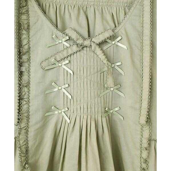 PINK HOUSE（ピンクハウス） フリル使いローンタブリエ : タカシマヤ