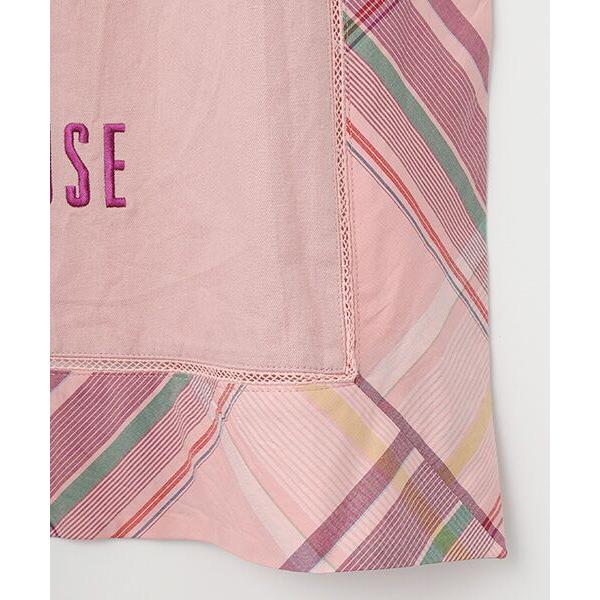 ピンクハウス クマ付きデニムタブリエ テディベア刺繍デニムタブリエ｜ピンクハウスオフィシャルオンライン