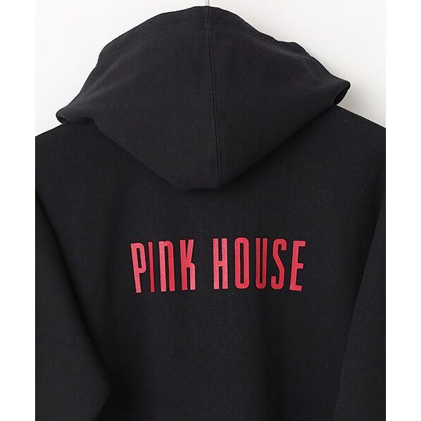 PINK HOUSE（ピンクハウス） TWINS CHESHIREワンポイント刺繍パーカー