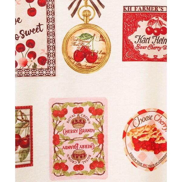 PINK HOUSE / ピンクハウス チェリー総柄プリントカットソーの画像