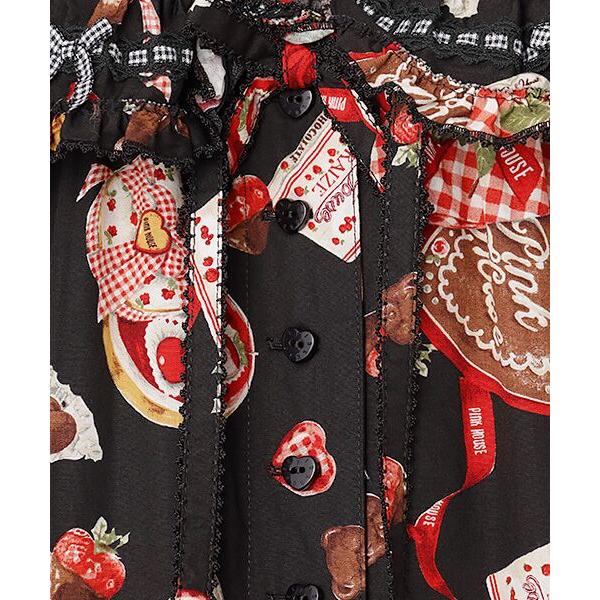 PINK HOUSE（ピンクハウス） スウィートメモリーズプリントミディ