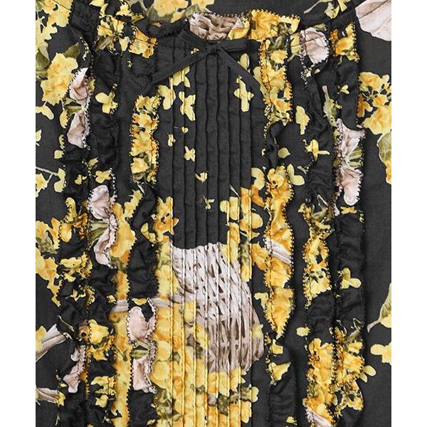 PINK HOUSE（ピンクハウス） なのはなプリントミディワンピース