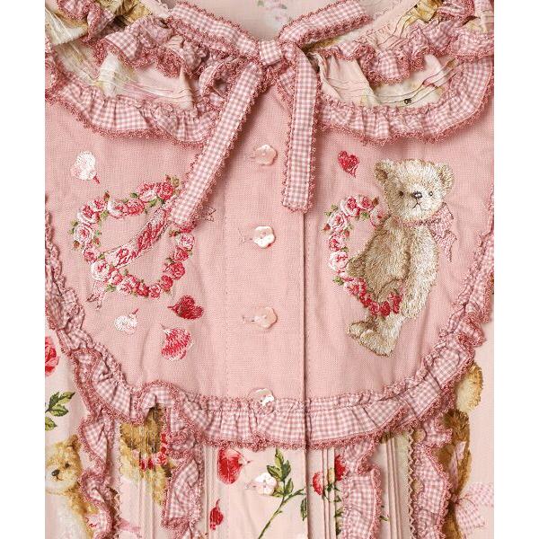 PINK HOUSE / ピンクハウス テディローズプリントワンピースの画像