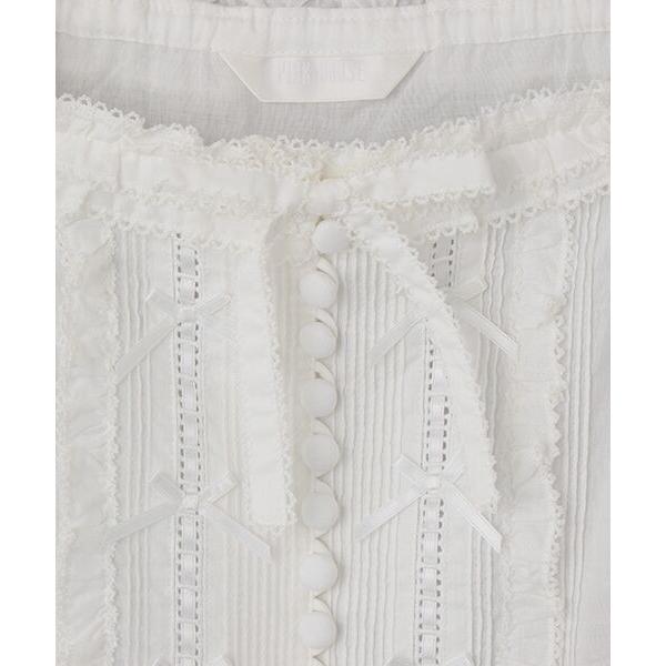 PINK HOUSE（ピンクハウス） フリル使いローンキャミソールブラウス