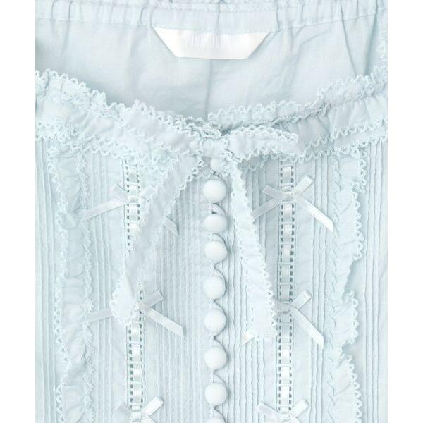 PINK HOUSE（ピンクハウス） フリル使いローンキャミソールブラウス