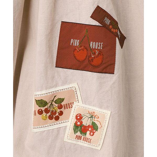 PINK HOUSE（ピンクハウス） ネームワッペン使いダンガリーチュニック