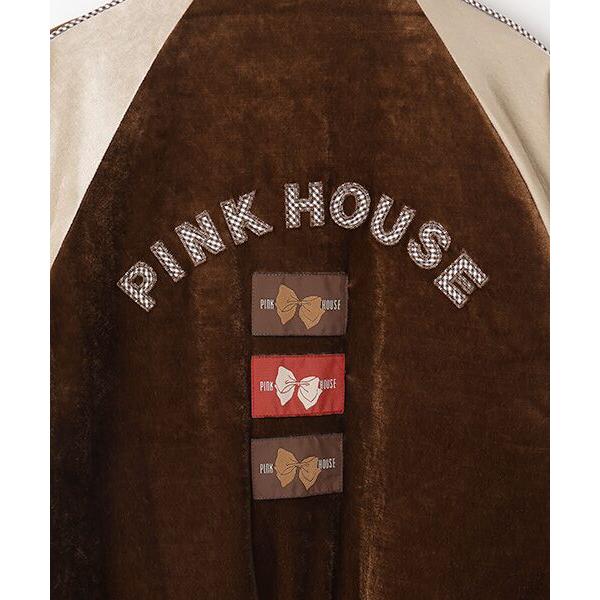 PINK HOUSE / ピンクハウス ハートワッペン使いベロアブルゾンの画像