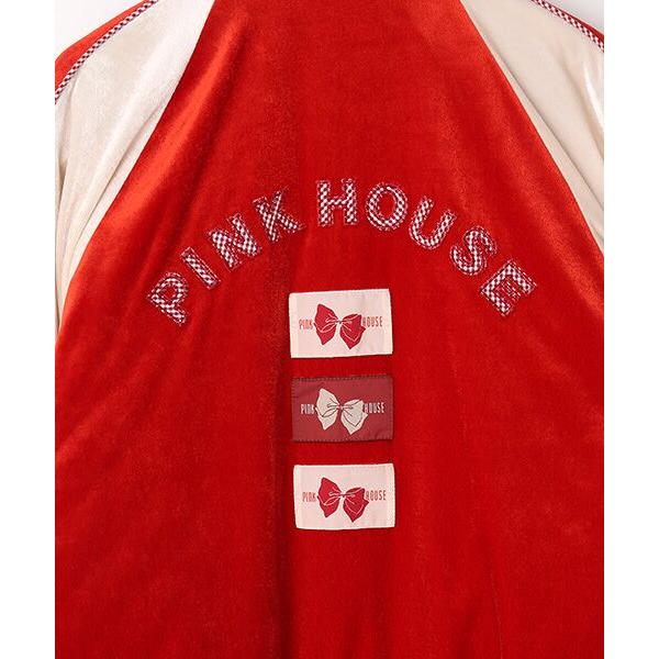 PINK HOUSE / ピンクハウス ハートワッペン使いベロアブルゾンの画像