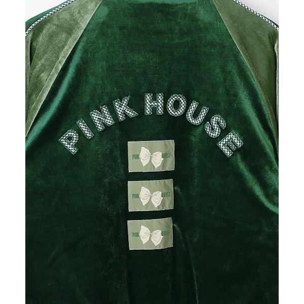 PINK HOUSE / ピンクハウス ハートワッペン使いベロアブルゾンの画像
