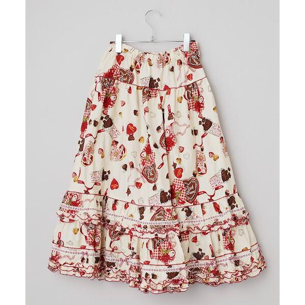 PINK HOUSE（ピンクハウス） スウィートメモリーズプリントミディ