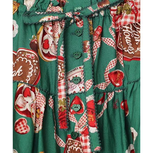 PINK HOUSE（ピンクハウス） スウィートメモリーズプリントミディ