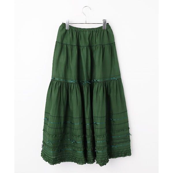 PINK HOUSE（ピンクハウス） ローンティアードスカート : タカシマヤ
