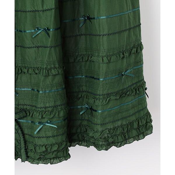 PINK HOUSE（ピンクハウス） ローンティアードスカート : タカシマヤ