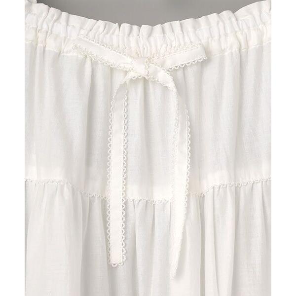 PINK HOUSE（ピンクハウス） フリル使いローンスカート : タカシマヤ