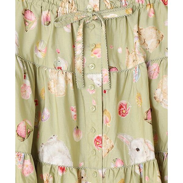 PINK HOUSE（ピンクハウス） 幸見うさぎプリントスカート : タカシマヤ