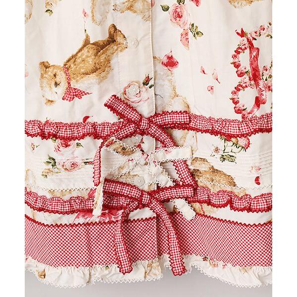 PINK HOUSE / ピンクハウス テディローズプリントスカートの画像