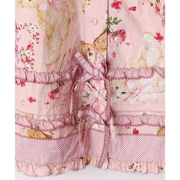 PINK HOUSE / ピンクハウス テディローズプリントスカートの画像