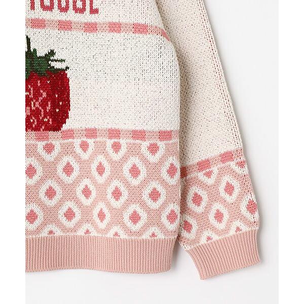 PINK HOUSE（ピンクハウス） 苺モチーフジャガードニット : タカシマヤ
