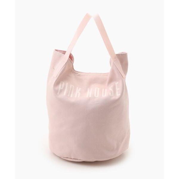 PINK HOUSE / ピンクハウス ロゴプリントバケツ型バッグの画像
