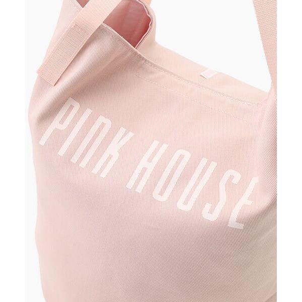 PINK HOUSE / ピンクハウス ロゴプリントバケツ型バッグの画像