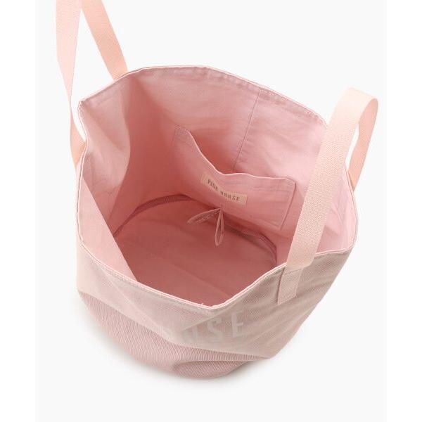 PINK HOUSE / ピンクハウス ロゴプリントバケツ型バッグの画像