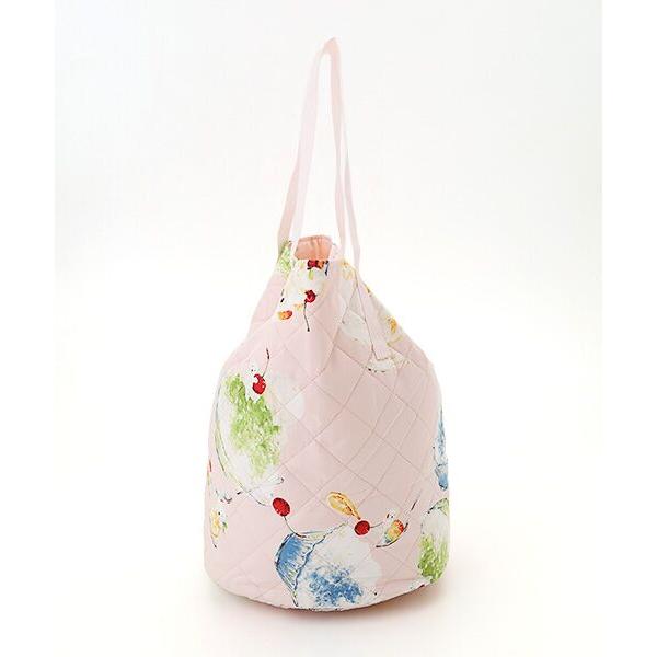 PINK HOUSE（ピンクハウス） かき氷プリントキルティングバッグ