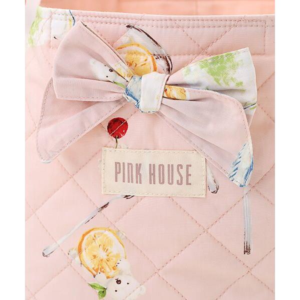 PINK HOUSE（ピンクハウス） かき氷プリントキルティングバッグ