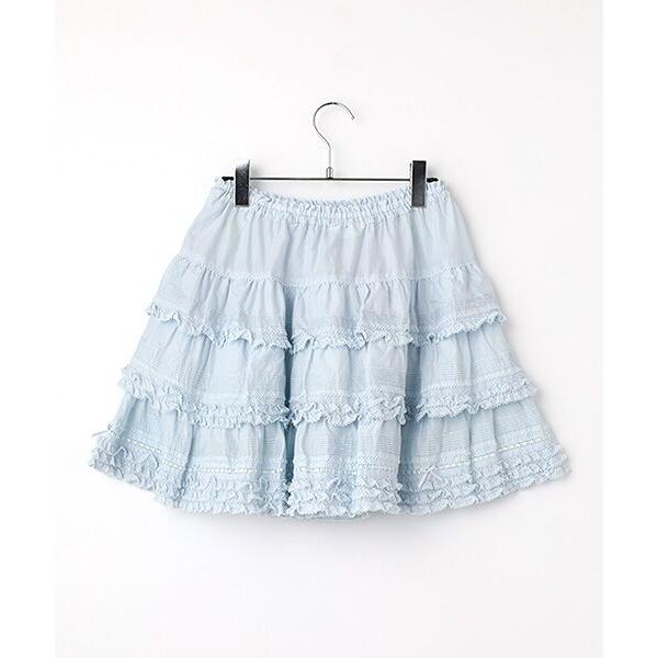 PINK HOUSE（ピンクハウス） フリル使いティアードタブリエ