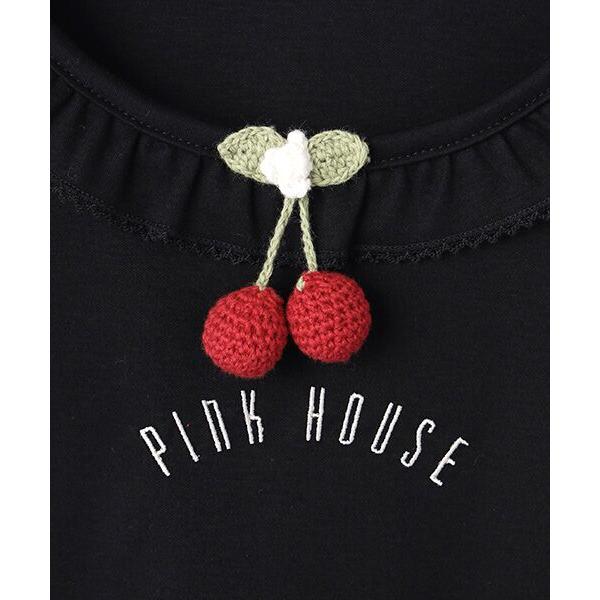 PINK HOUSE / ピンクハウス チェリーモチーフ付きカットソーの画像