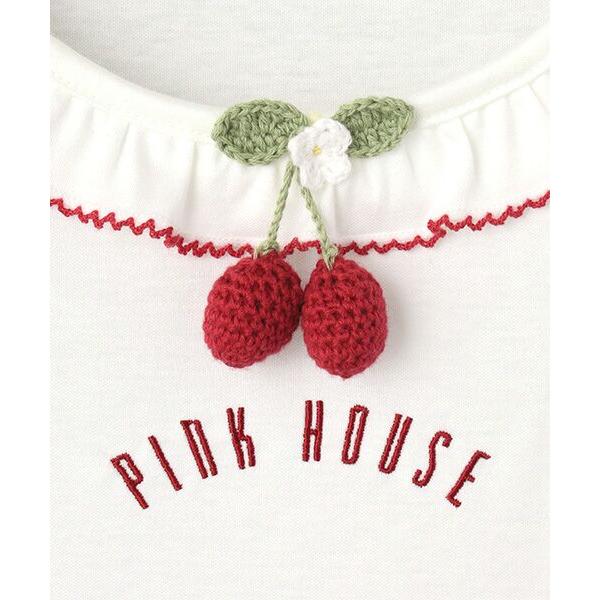 PINK HOUSE / ピンクハウス チェリーモチーフ付きカットソーの画像