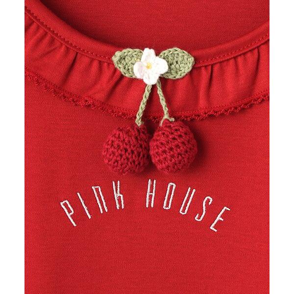 PINK HOUSE / ピンクハウス チェリーモチーフ付きカットソーの画像