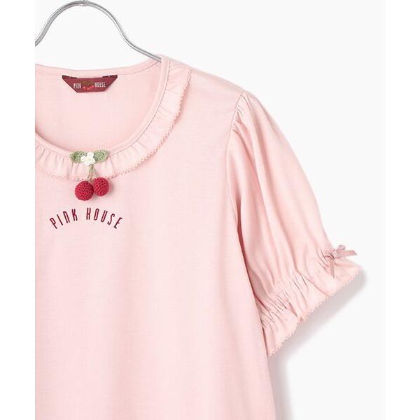 PINK HOUSE / ピンクハウス チェリーモチーフ付きカットソーの画像