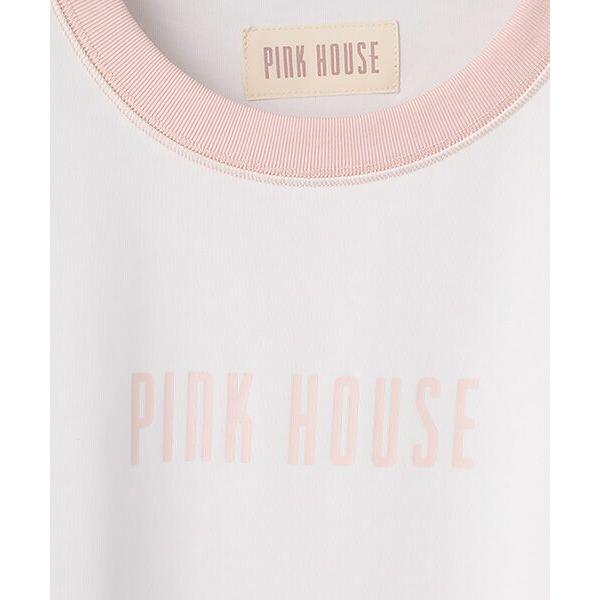 PINK HOUSE / ピンクハウス 配色ロゴプリントカットソーの画像