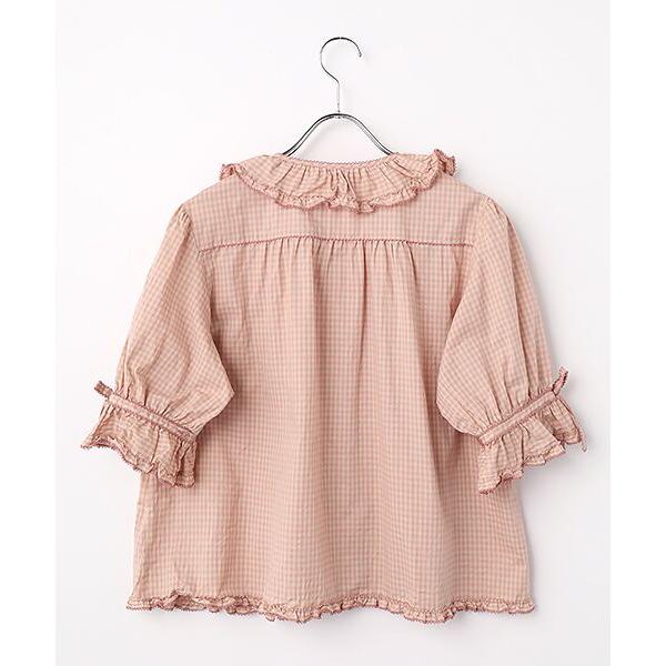 PINK HOUSE（ピンクハウス） はしごレース＆リボン使いブラウス