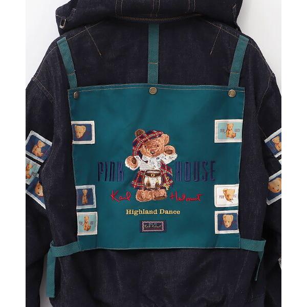 PINK HOUSE / ピンクハウス ハイランドダンス刺繍入りゼッケンブルゾン