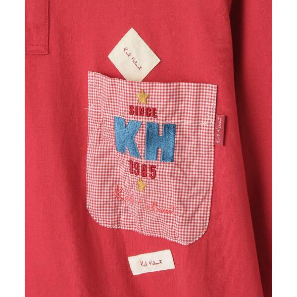 PINK HOUSE / ピンクハウス ギンガムチェックポケット付き長袖Tシャツ