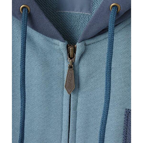 【美品】PINK HOUSE フード付き ミーティングパーカー グリーン セール】 立体花柄刺繍パーカー （パーカー）｜PINK HOUSE