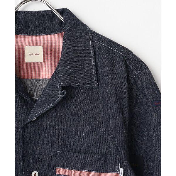 PINK HOUSE / ピンクハウス ギンガムチェック使いデニムシャツ