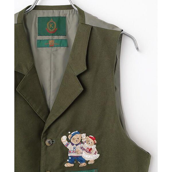 PINK HOUSE（ピンクハウス） 三つ子のくま刺繍ベスト : タカシマヤ