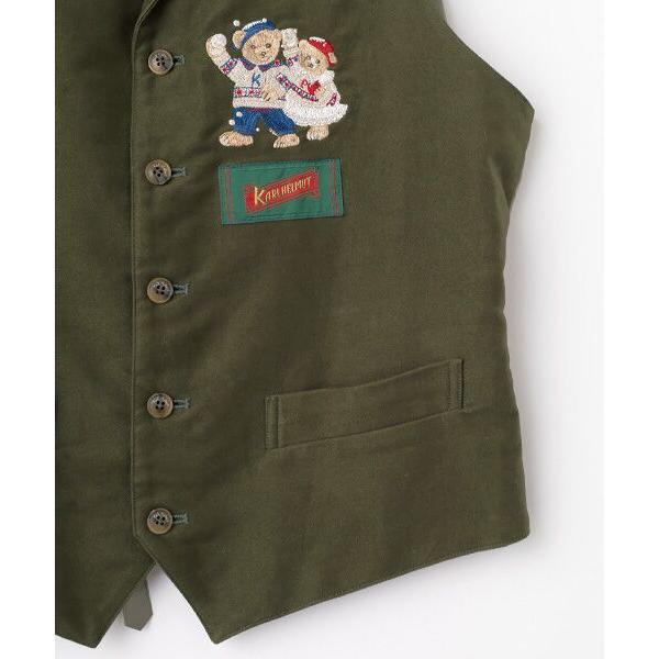 PINK HOUSE（ピンクハウス） 三つ子のくま刺繍ベスト : タカシマヤ