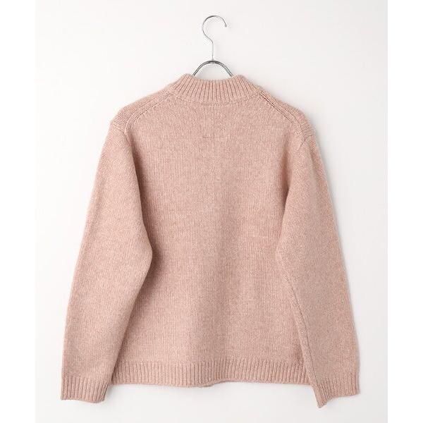 PINK HOUSE（ピンクハウス） Kロゴワッペン使いフルジップニット